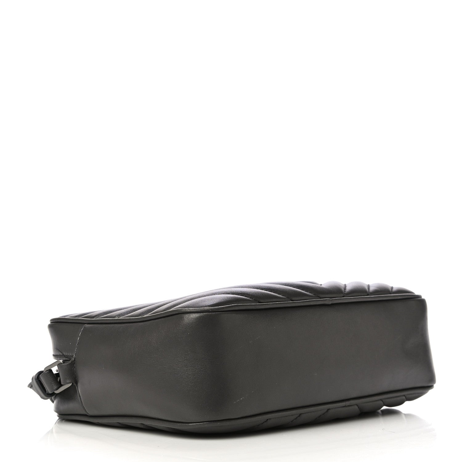 Saint Laurent Calfskin Matelasse Monogram Lou Camera Bag Sea Pebble 4 of 18