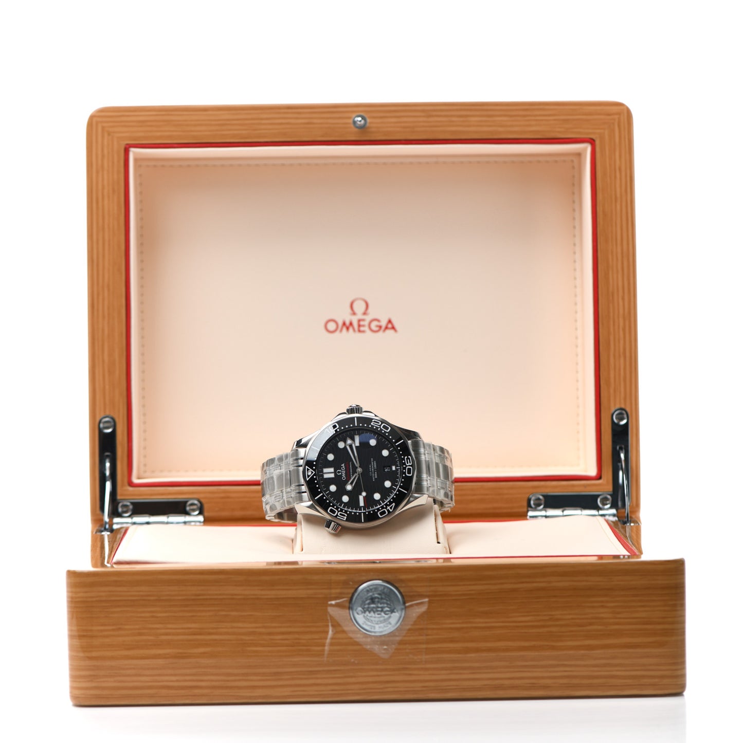 Stainless Steel 42mm Seamaster Diver 300M Co-Axial Automatic Watch Black 210.30.42.20.01.001
