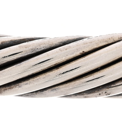 David Yurman Sterling Silver 14K Yellow Gold Prasiolite 7mm Cable Classics Bracelet 5 of 6