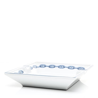 Hermes Porcelain Printed Chaine D'Ancre Ashtray 4 of 5