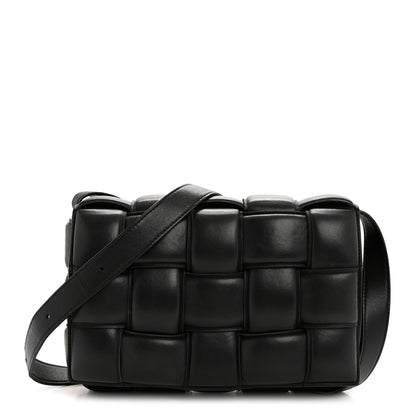 Bottega Veneta Nappa Maxi Intreccio Padded Cassette Crossbody Bag Black 1 of 13