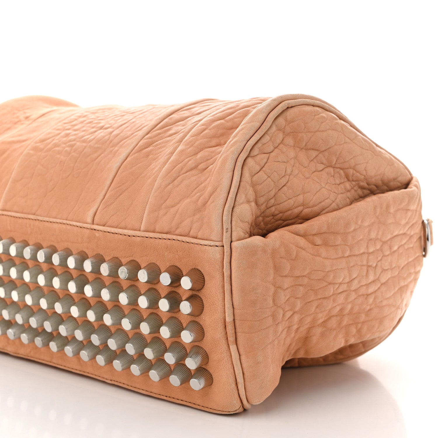 Alexander Wang Pebbled Lambskin Rocco  Beige Rhodium Hardware 9 of 12