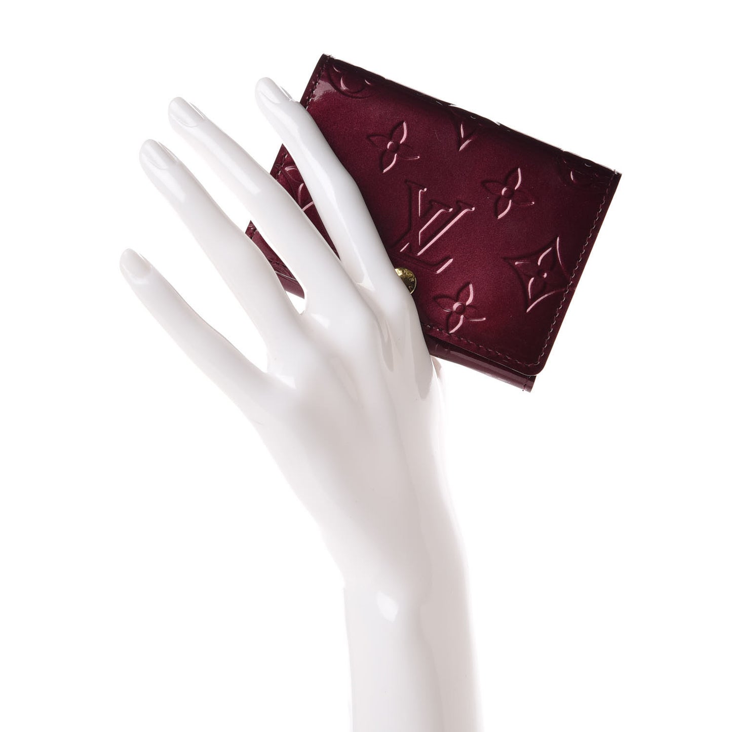Vernis Business Card Holder Rouge Fauviste