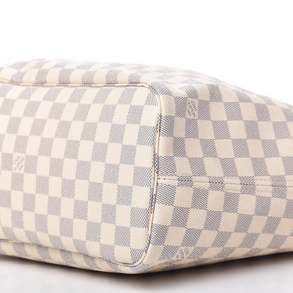 Louis Vuitton Damier Azur Neo Neverfull MM Rose Ballerine 7 of 10