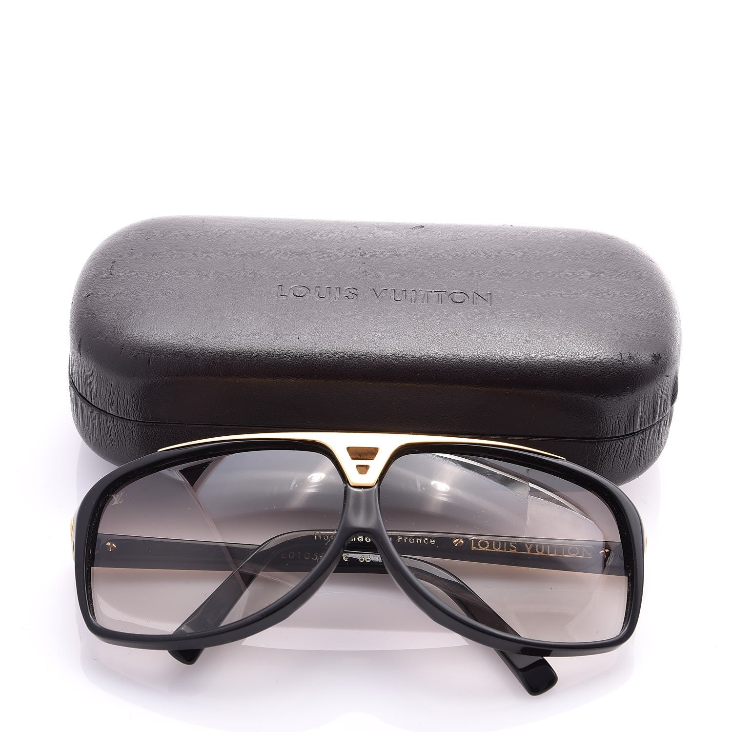 Louis Vuitton Acetate Evidence Sunglasses Z0105E Black 7 of 7
