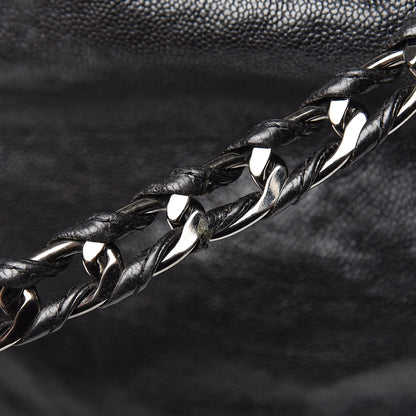 Chanel Glazed Calfskin Large Modern Chain Tote Black 10 of 27