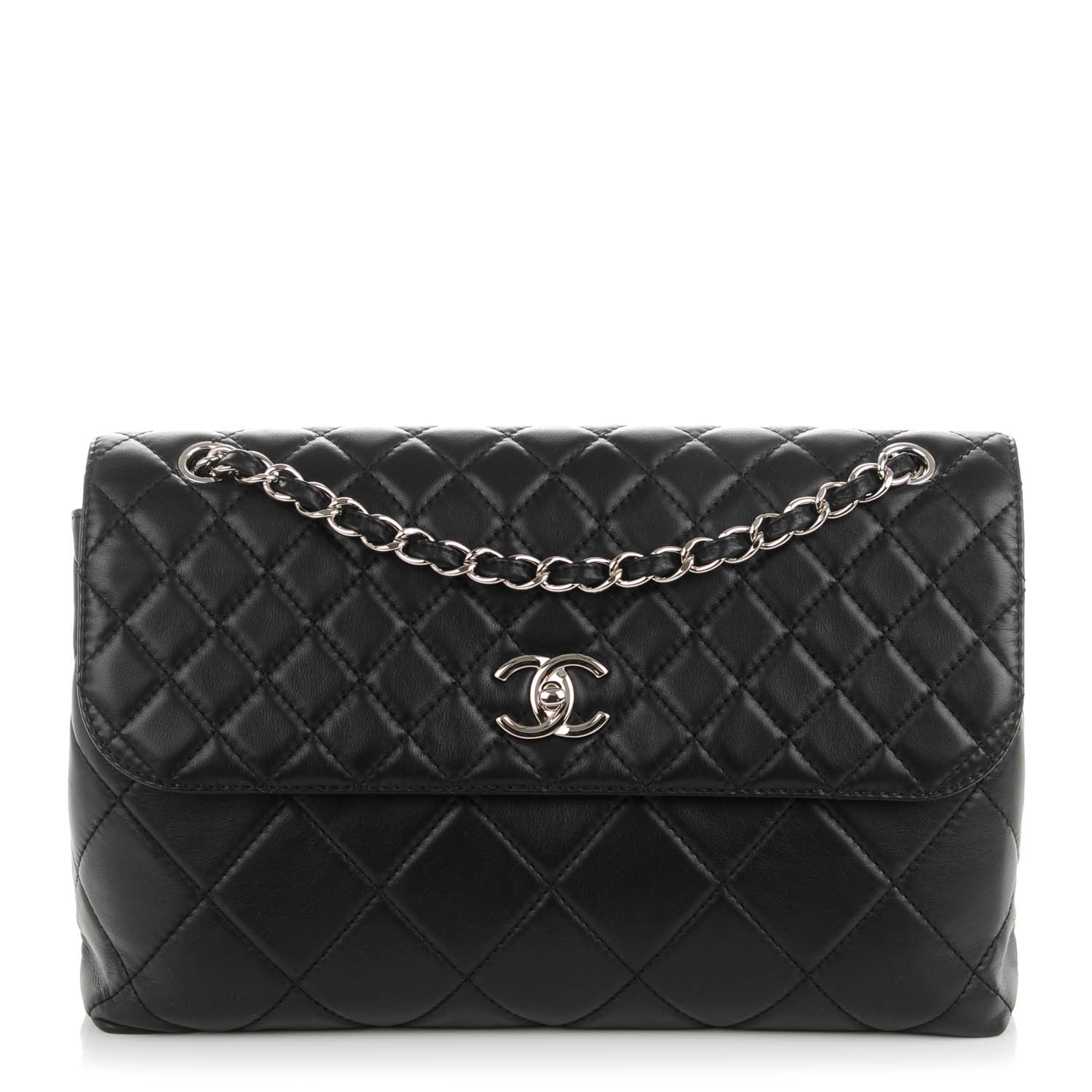 Chanel Calfskin Quilted In The Business Flap Bag Black 1 of 7