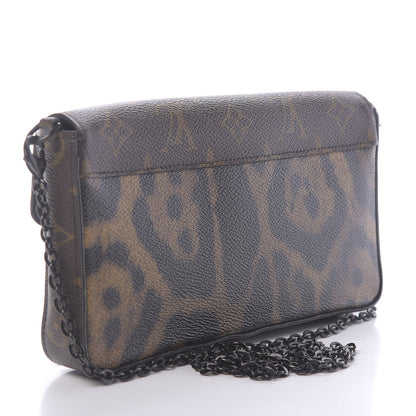 Louis Vuitton Monogram Animal Print Pochette Felicie Chain Wallet 4 of 15