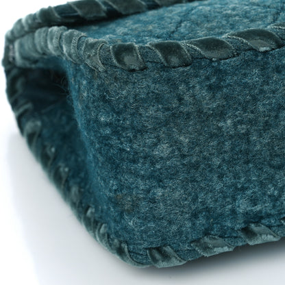 Chanel Fancy Felt Flap Teal 8 of 10