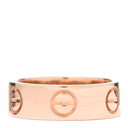 Cartier 18K Pink Gold 5.5mm LOVE Ring 46 3.75 3 of 4