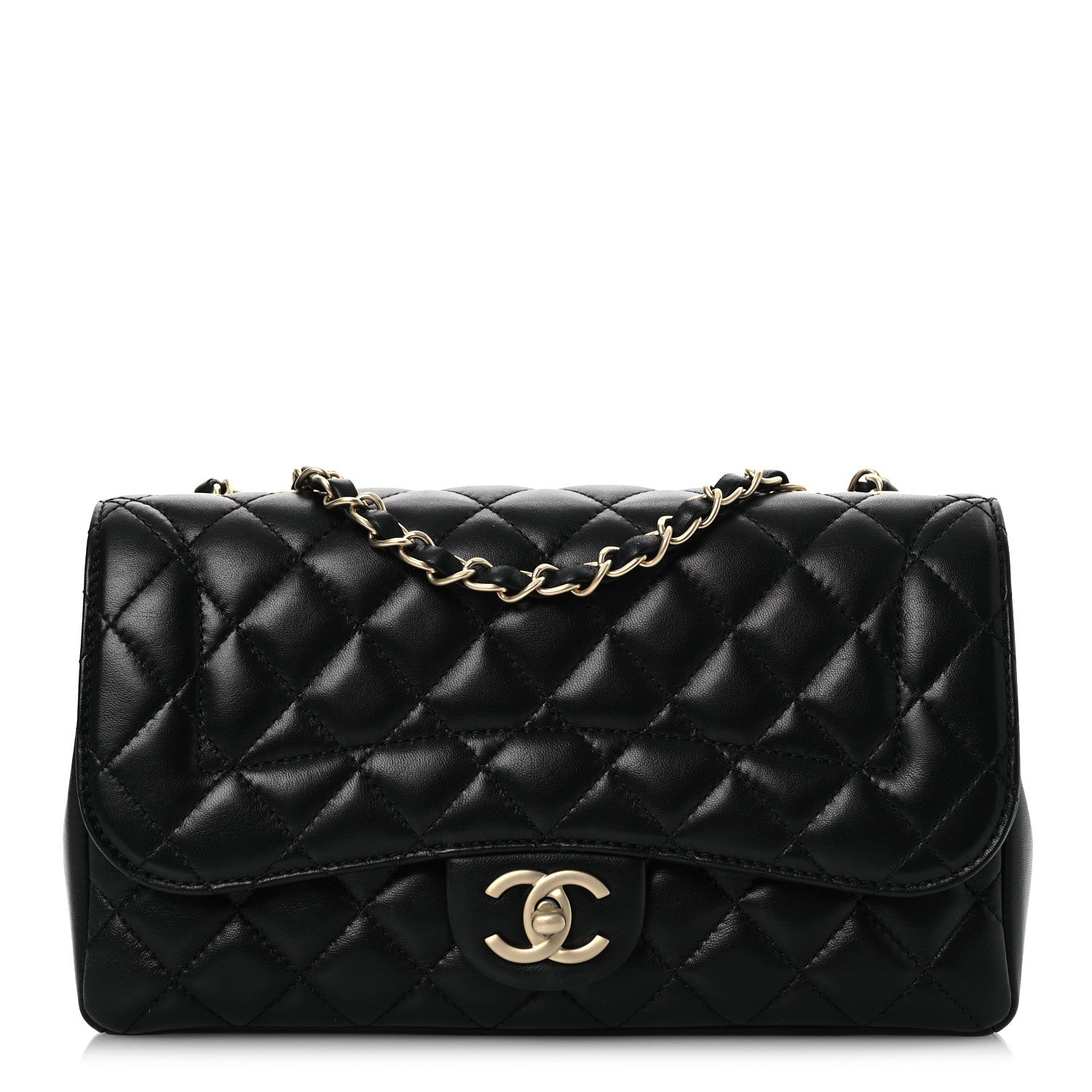 Chanel Lambskin Quilted Medium Mademoiselle Chic Flap Black 1 of 13