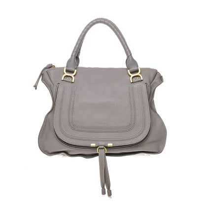 Chloe Calfskin Large Marcie Satchel Cashmere Grey 1 of 6