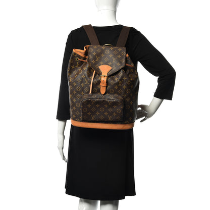 Louis Vuitton Monogram Montsouris GM Backpack 2 of 16