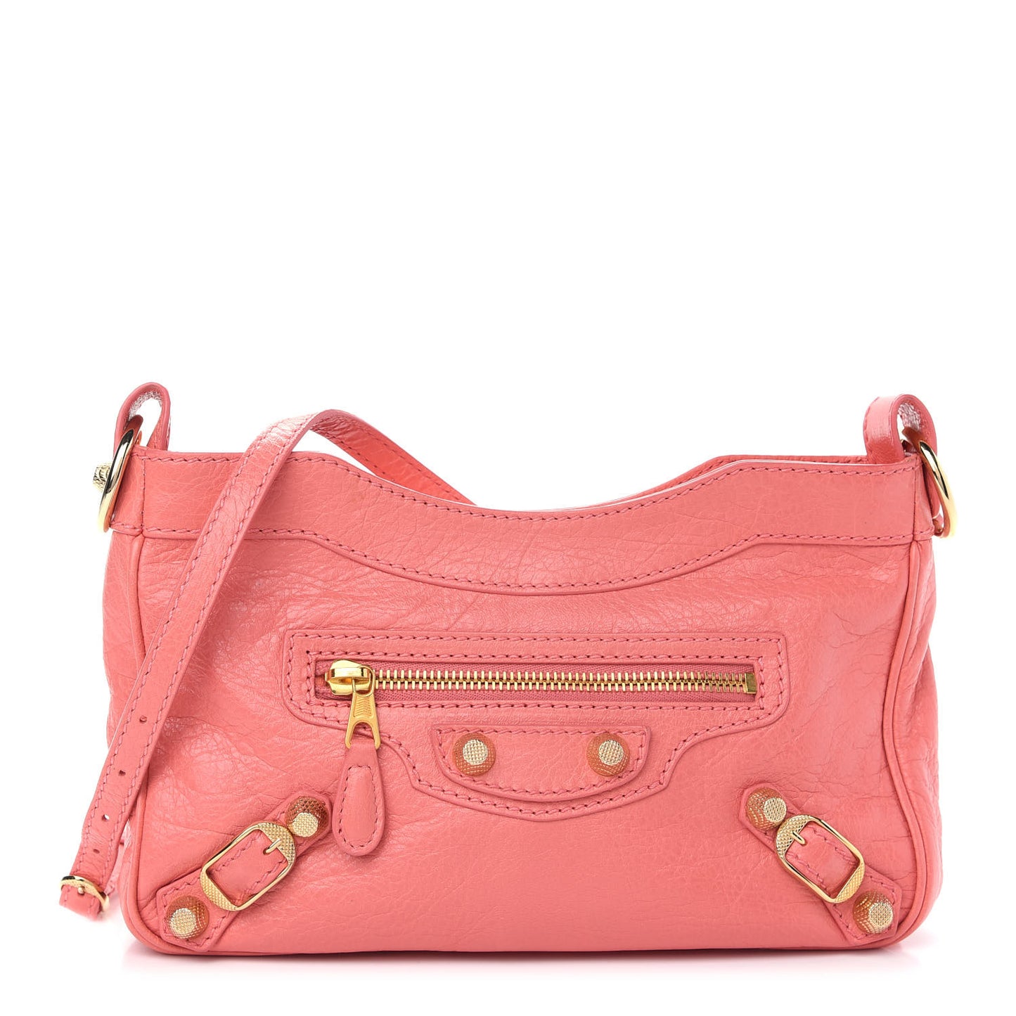 Agneau Giant 12 Gold Hardware Hip Rose Azalee