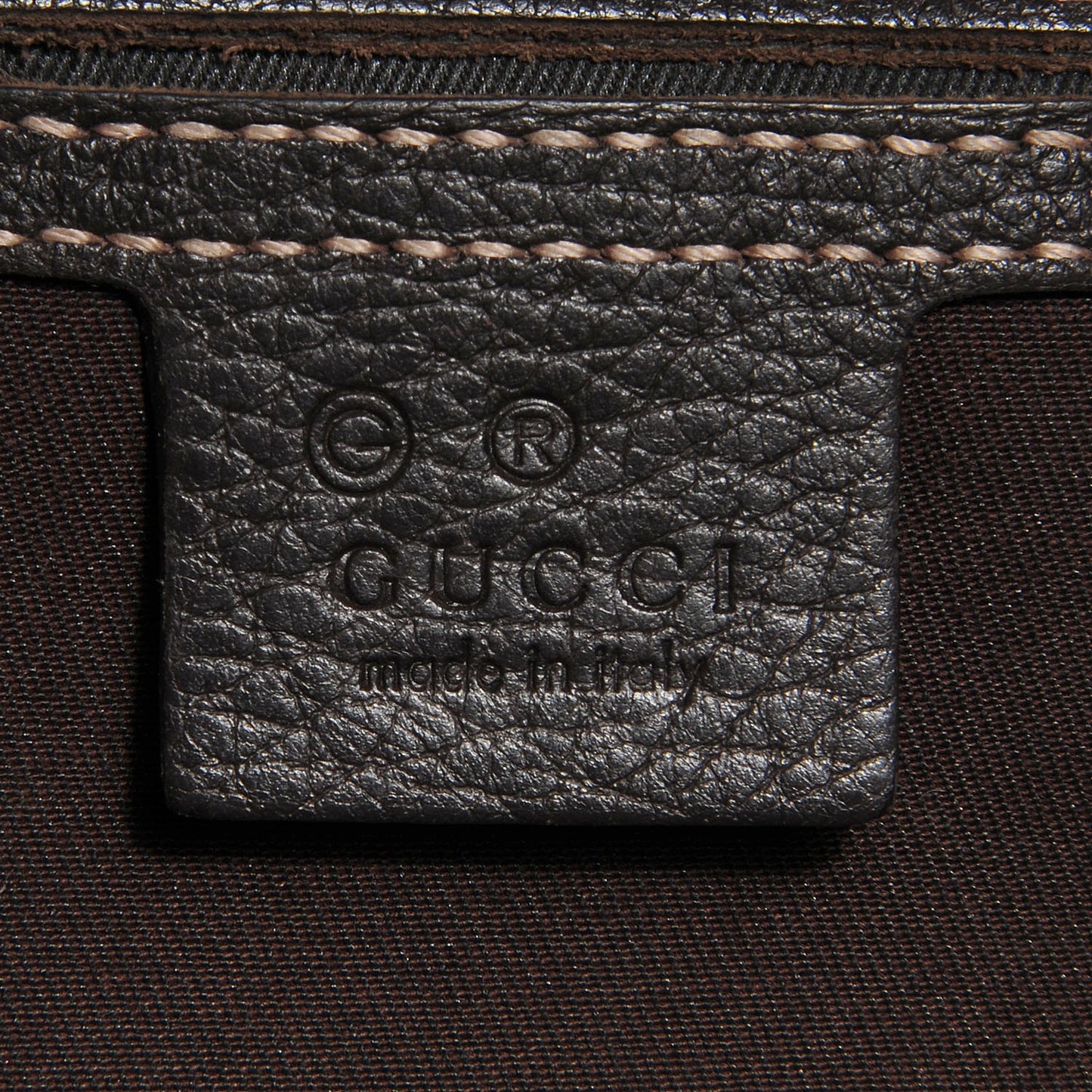 Crystal Monogram Medium Joy Shoulder Bag Dark Brown