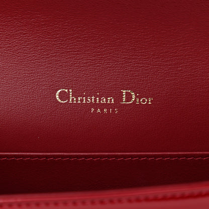 Christian Dior Patent Cannage Lady Dior Clutch Rouge Ceris 7 of 12