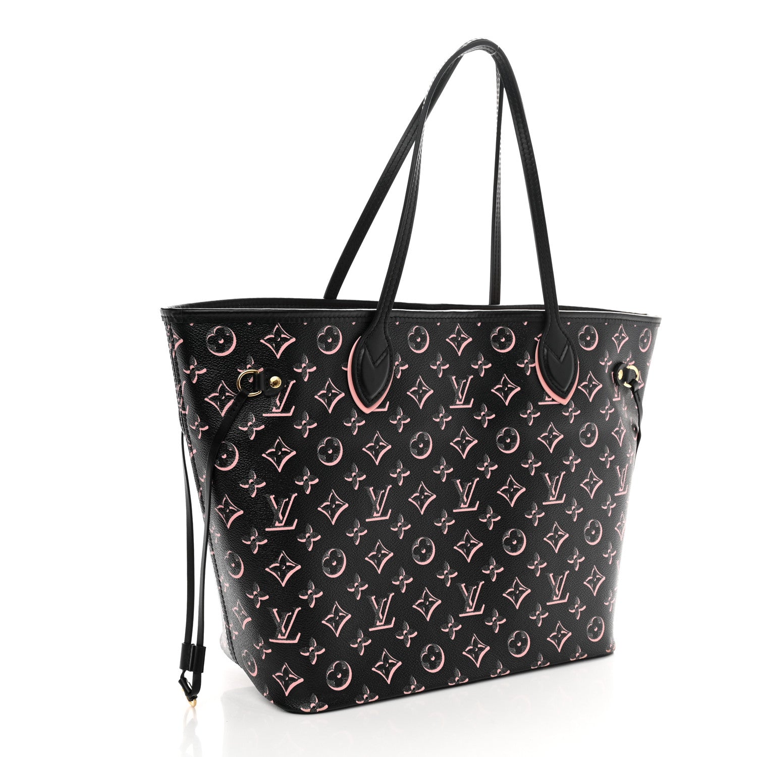 Louis Vuitton Monogram Fall For You Neverfull MM Black 4 of 10