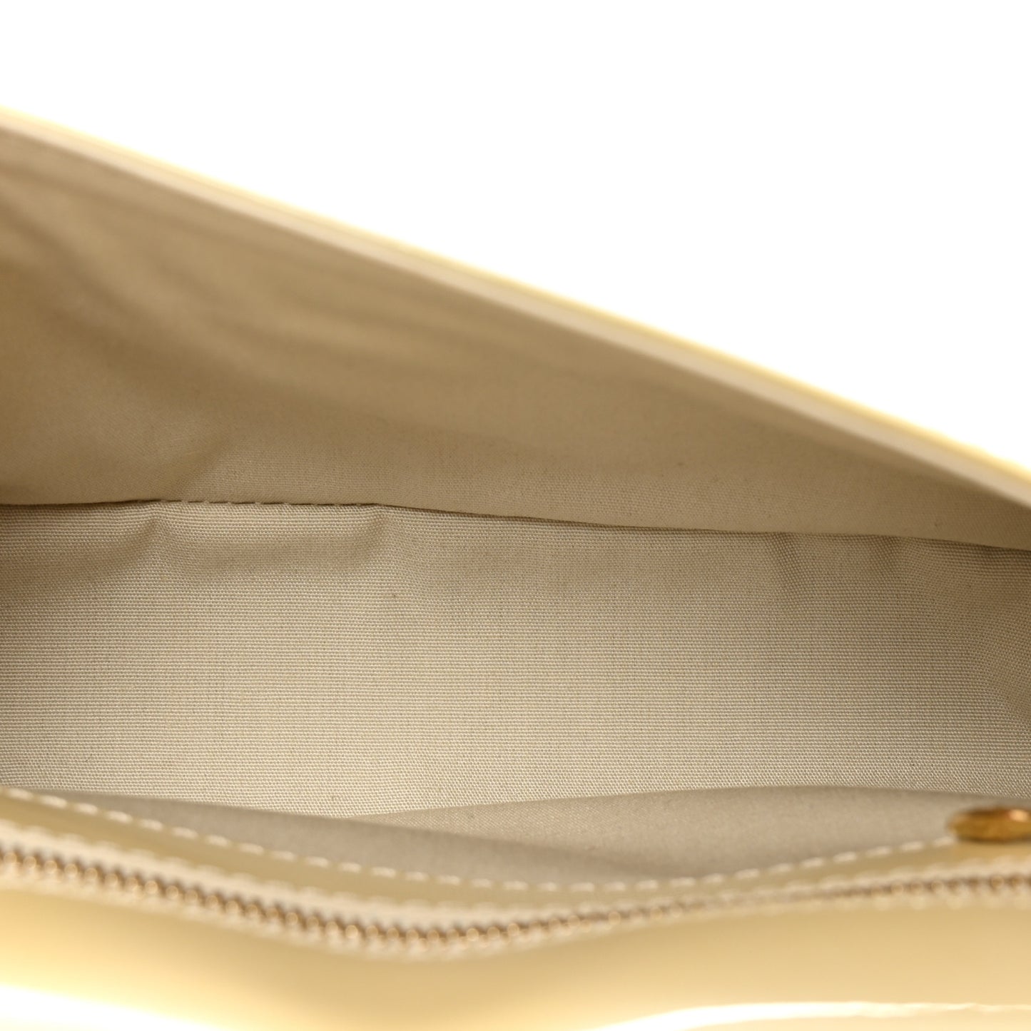 Patent Sobe Clutch Blanc Corail