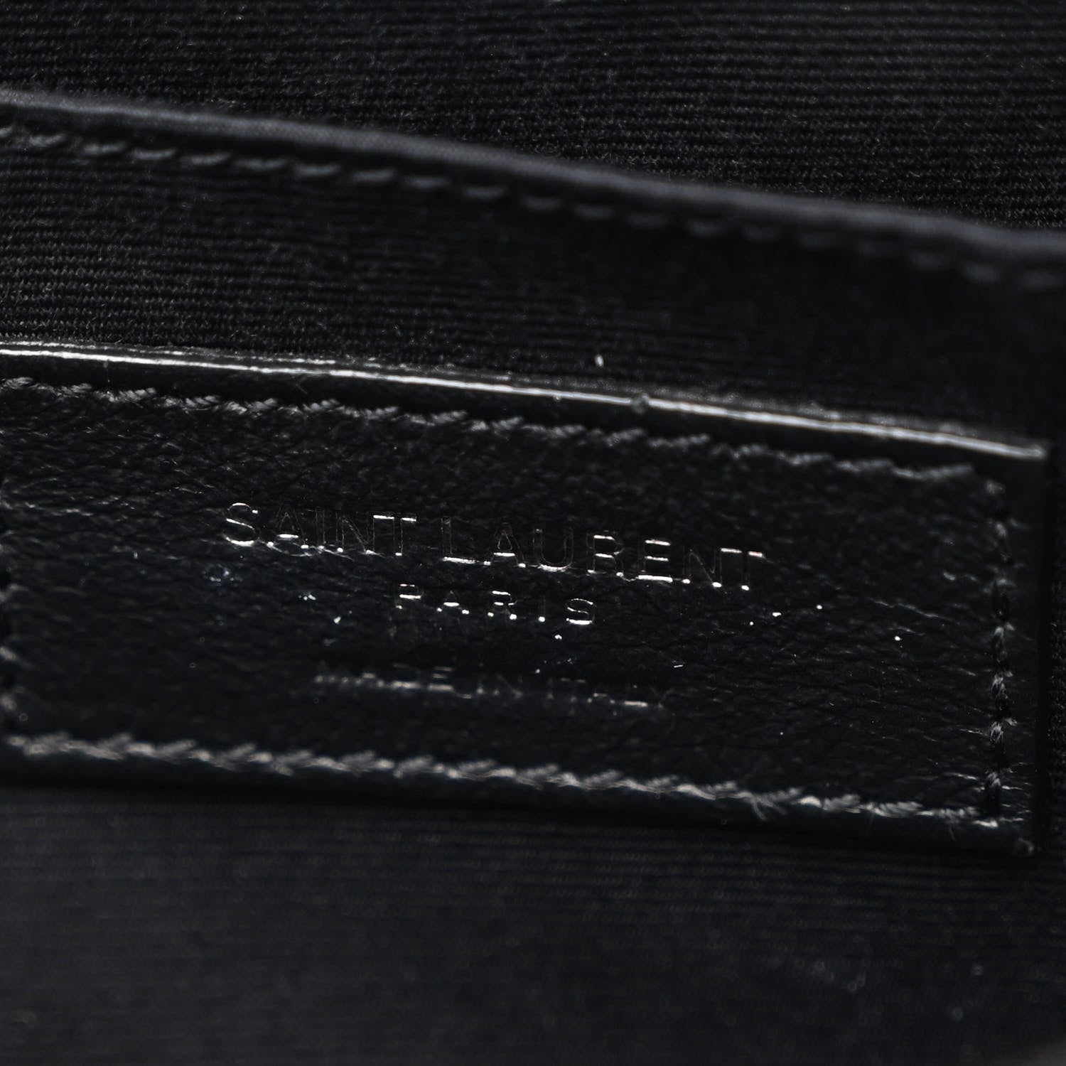 Saint Laurent Calfskin Matelasse Monogram Lou Camera Bag Black 6 of 11