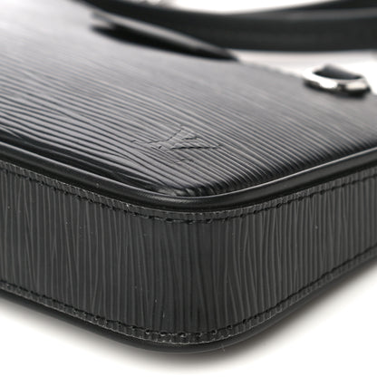 Louis Vuitton Epi Easy Pouch On Strap Black 7 of 9