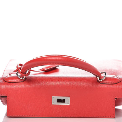 Hermes Epsom Kelly Sellier 28 Rouge Casaque 32 of 35