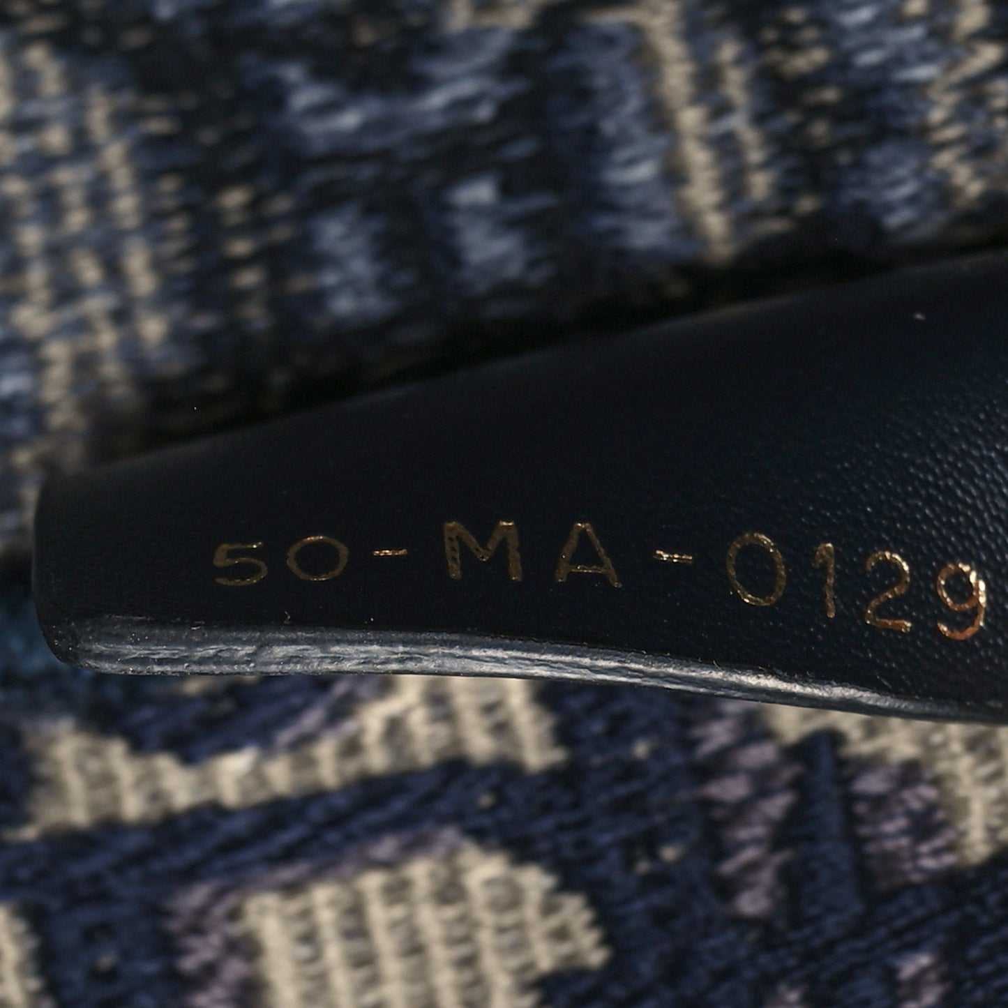 Oblique Large Book Tote Blue Multicolor