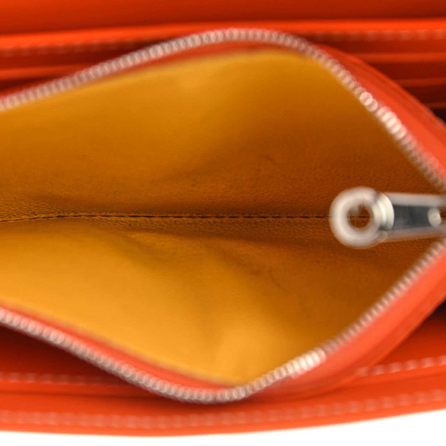 Goyardine Varenne Long Wallet Orange