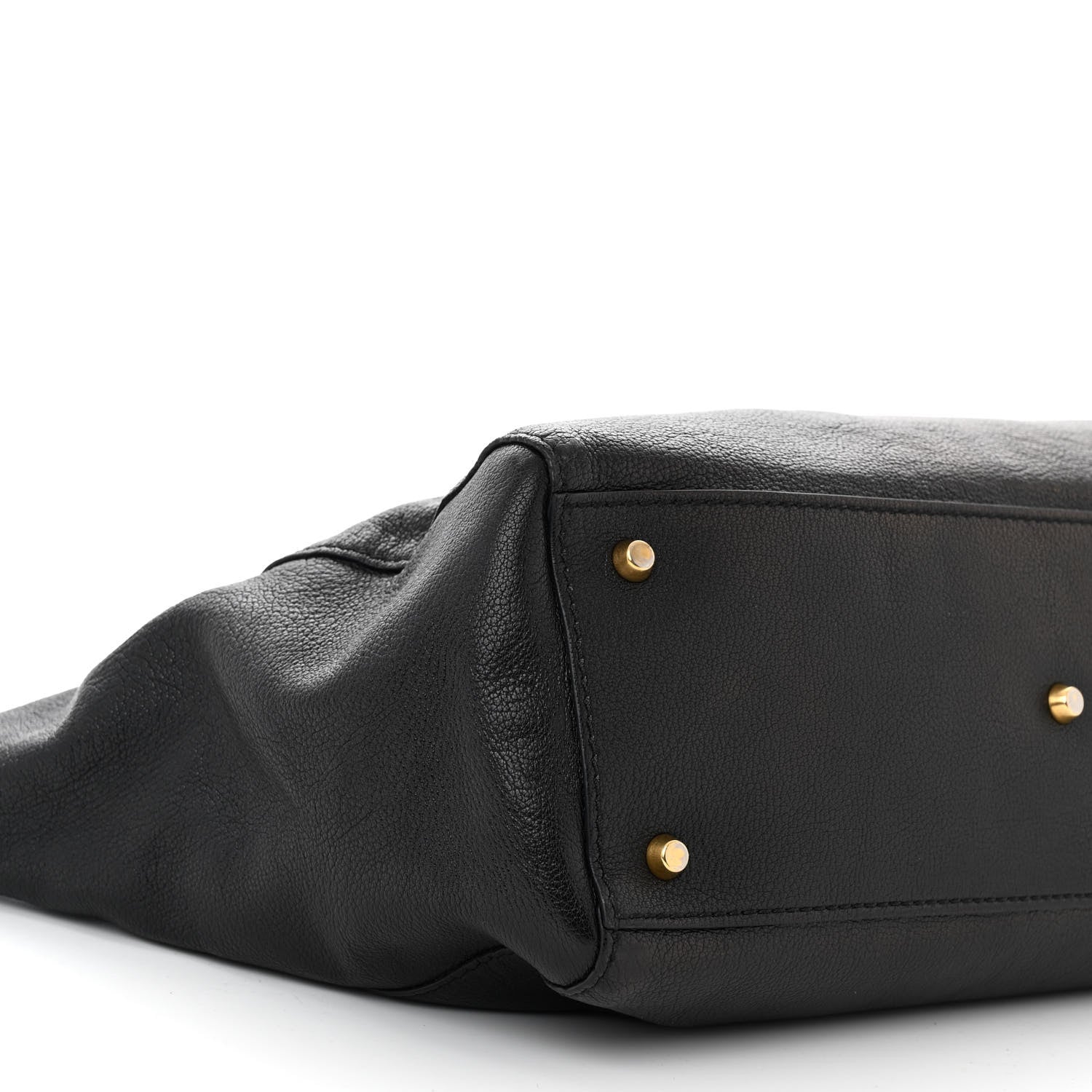 Christian Dior Goatskin DIORANGELES Tote Black 9 of 10