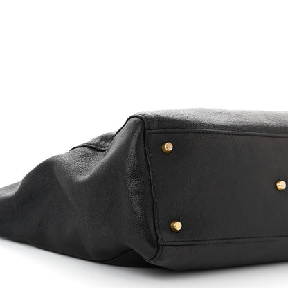 Christian Dior Goatskin DIORANGELES Tote Black 9 of 10