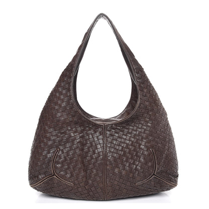 Bottega Veneta Nappa Intrecciato Ball Hobo Ebano 1 of 14