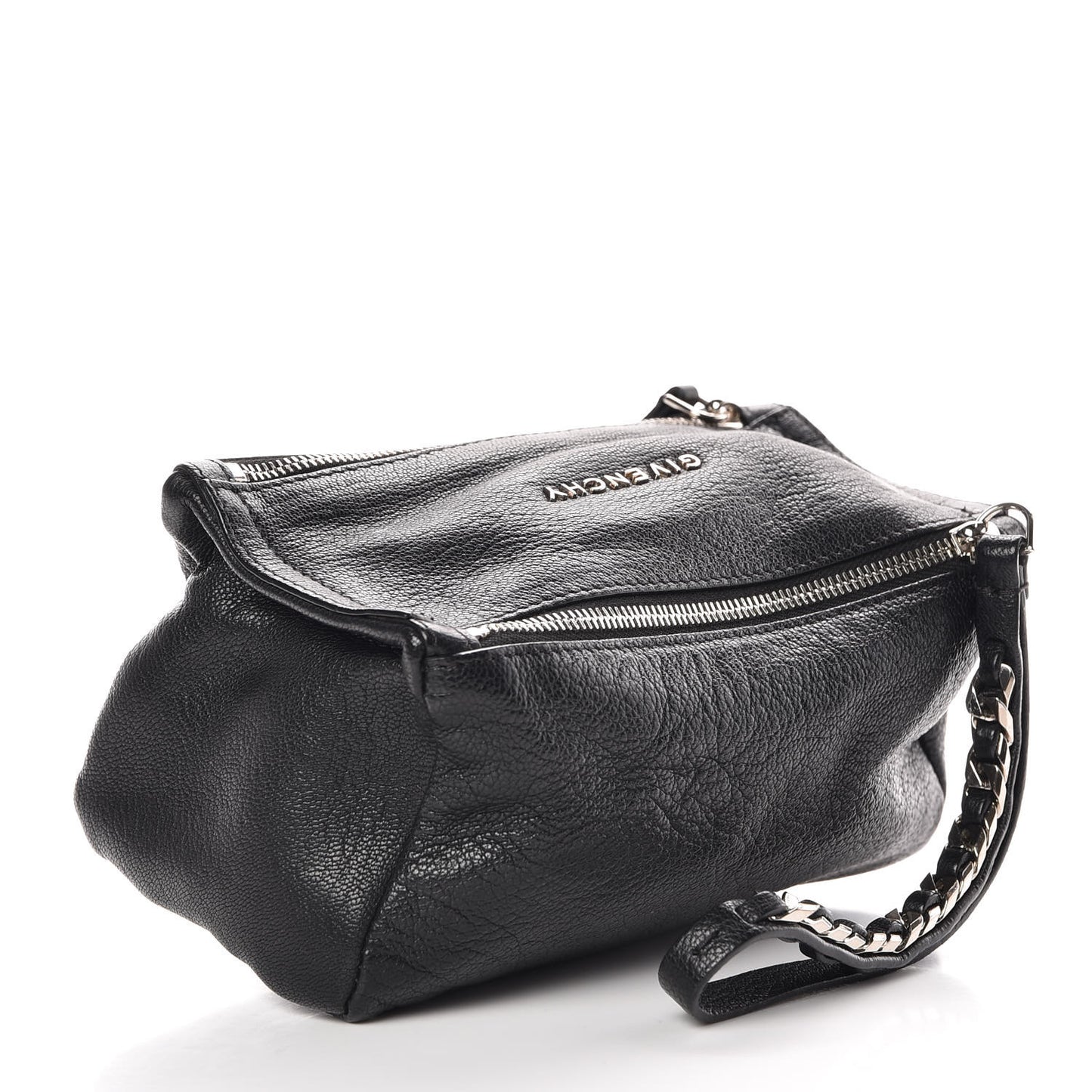 Sugar Goatskin Pandora Wristlet Black
