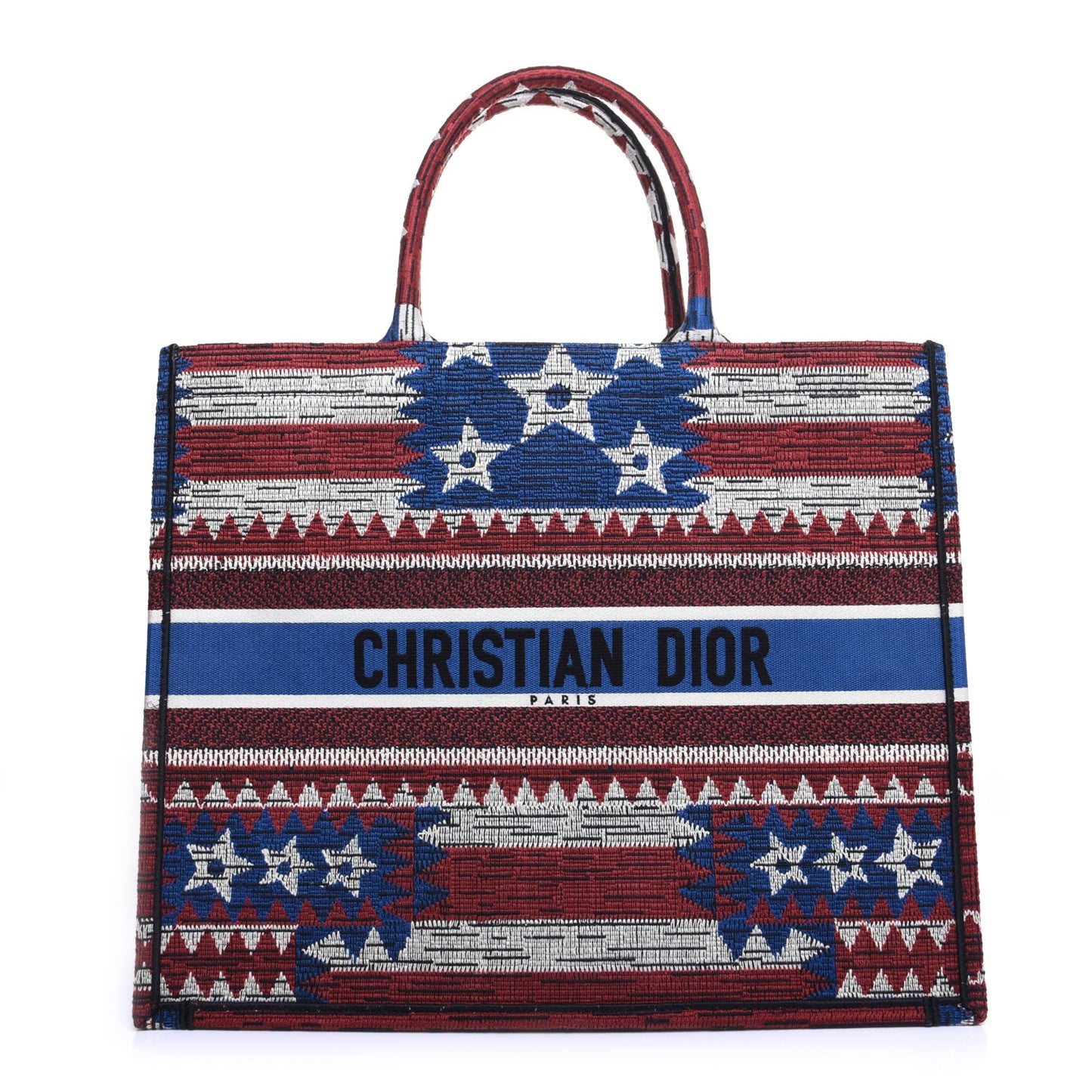 Canvas Embroidered Exclusive US Book Tote Multicolor