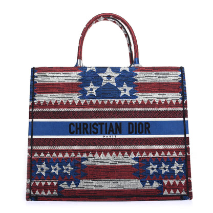 Christian Dior Canvas Embroidered Exclusive US Book Tote Multicolor 1 of 10