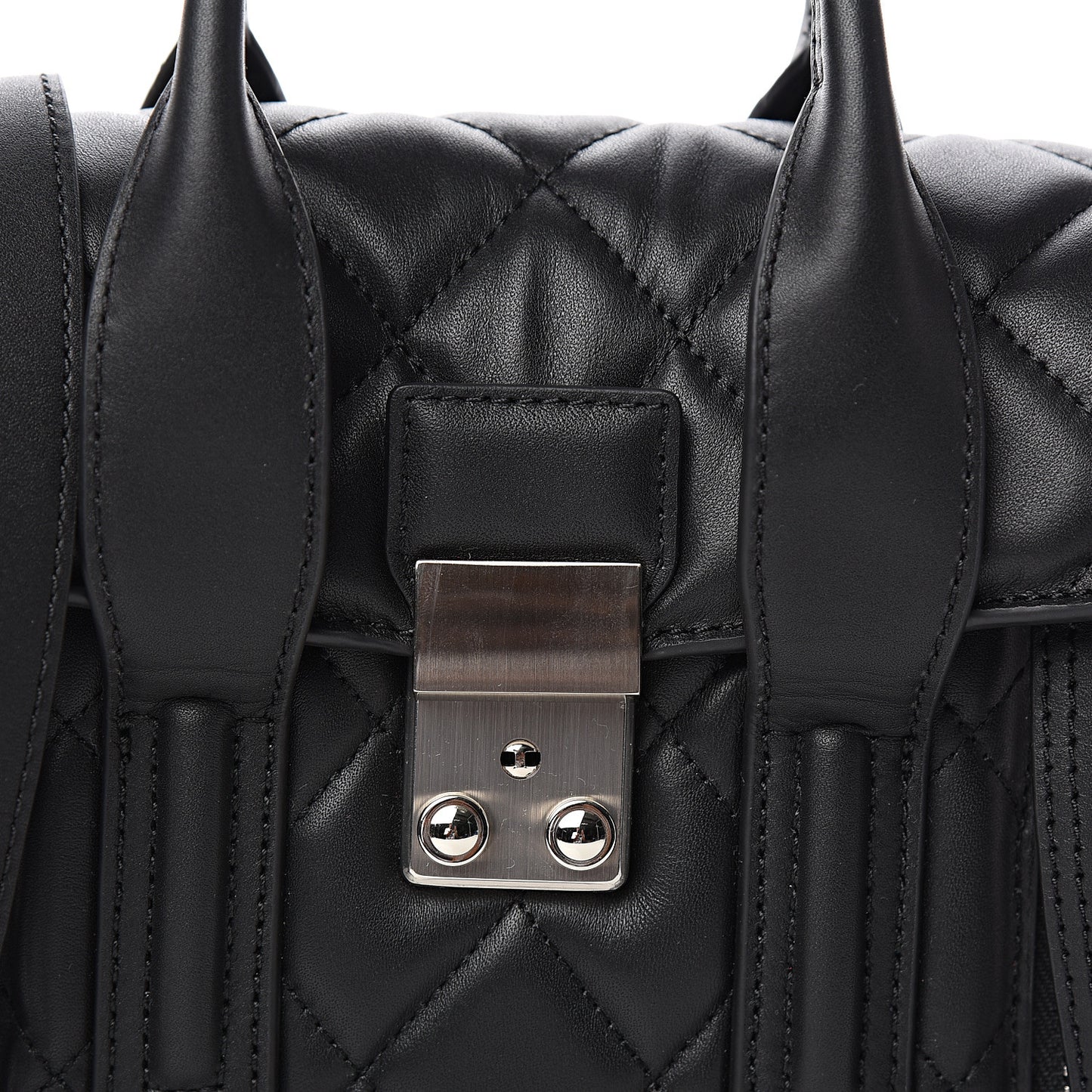 3.1 Calfskin Quilted Mini Pashli Satchel Black