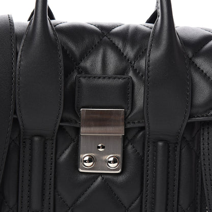 3.1 Phillip Lim 3.1 Calfskin Quilted Mini Pashli Satchel Black 9 of 9
