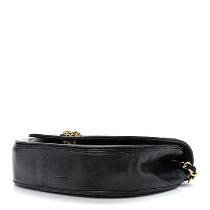 Chanel Lambskin Ribbon Stitched Small Single Flap Black 8 of 12