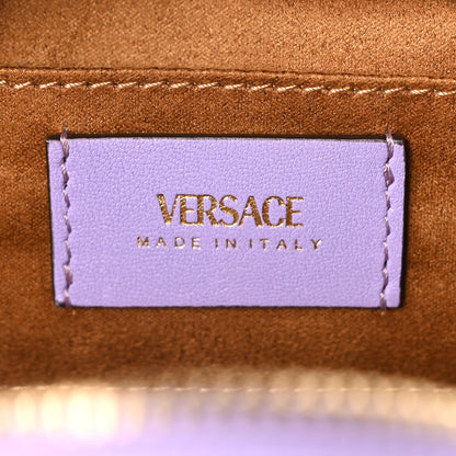 Versace Lambskin Tag Bowling Bag Lilac 6 of 10