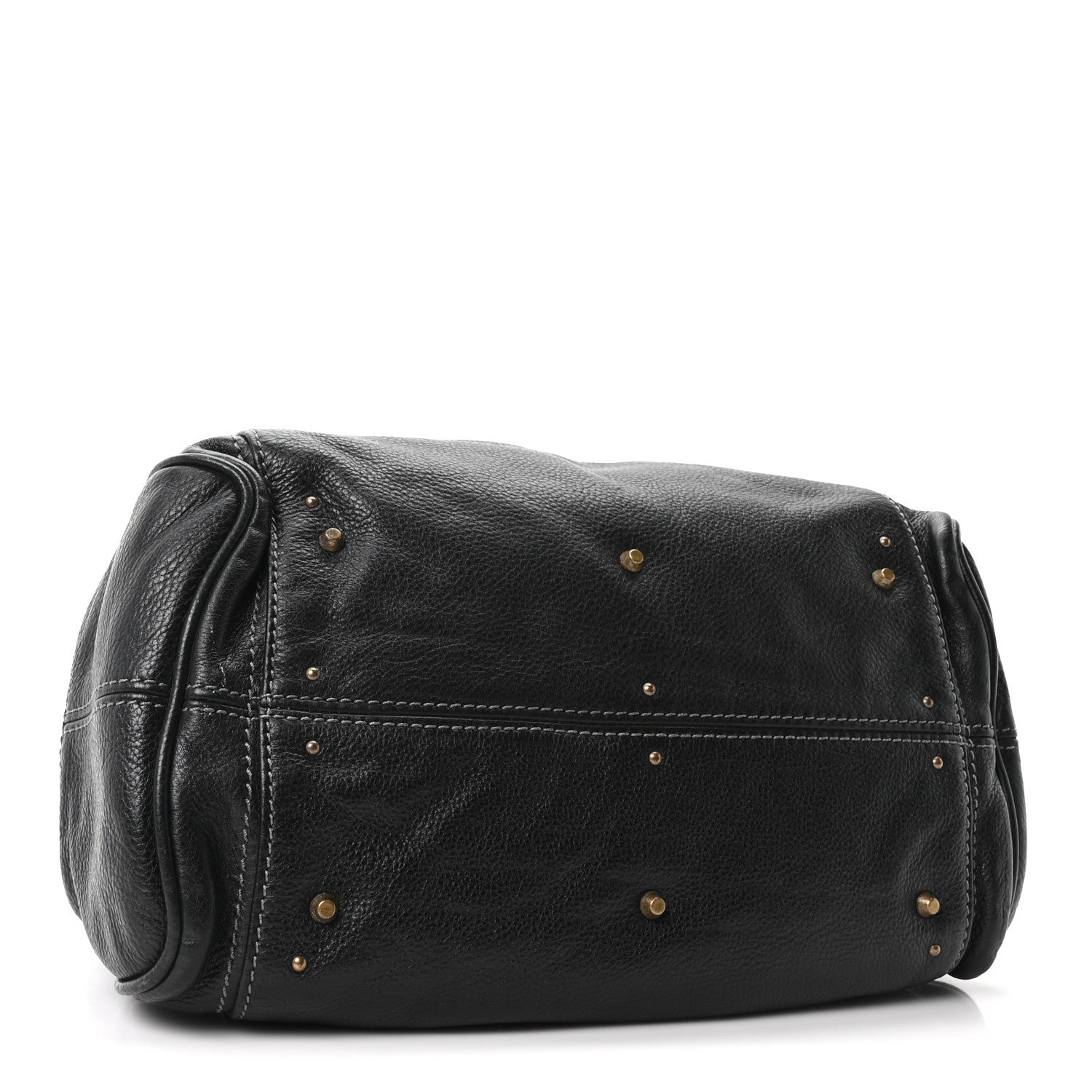 Chloe Grained Calfskin Paddington Tote Black 4 of 10