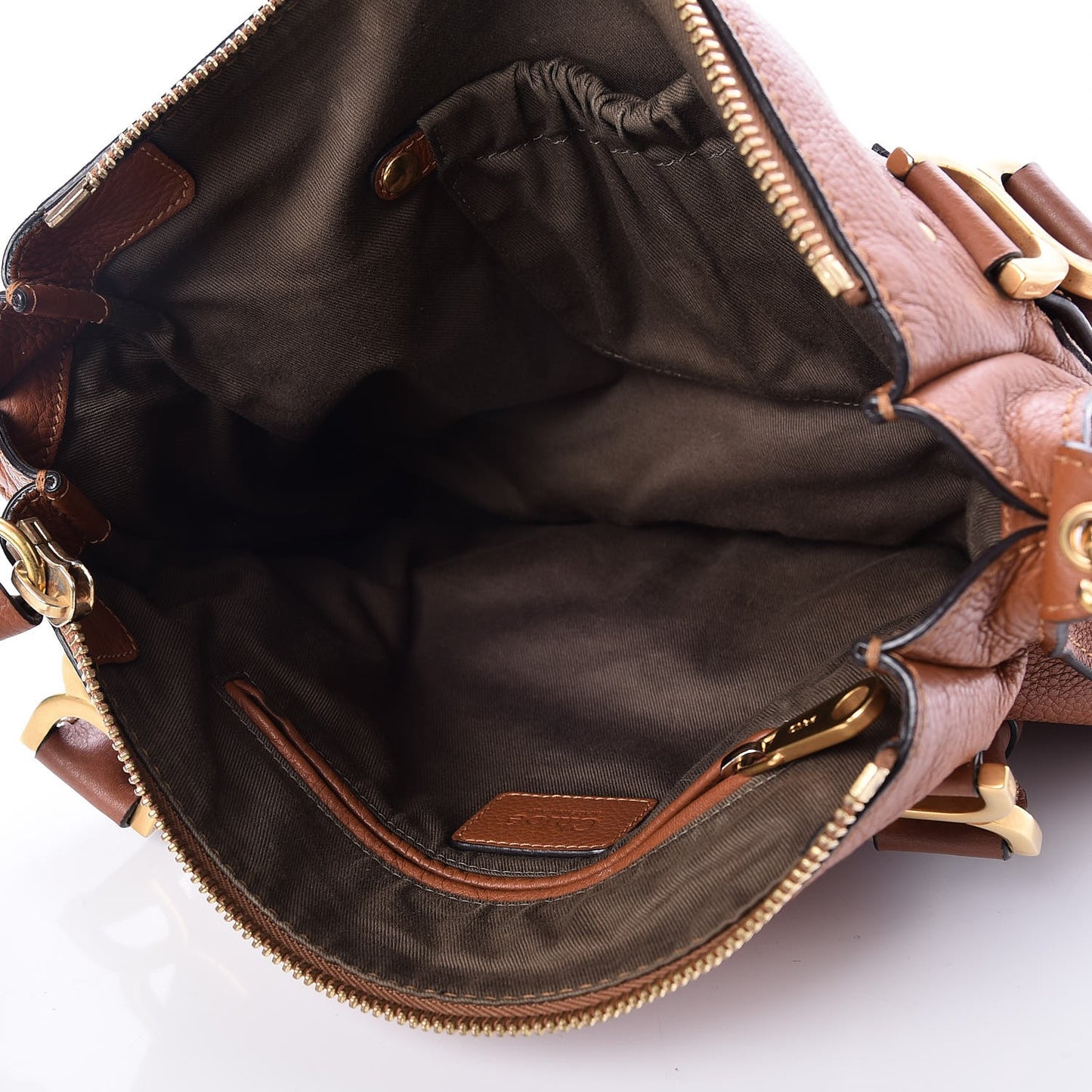 Calfskin Medium Marcie Satchel Tan