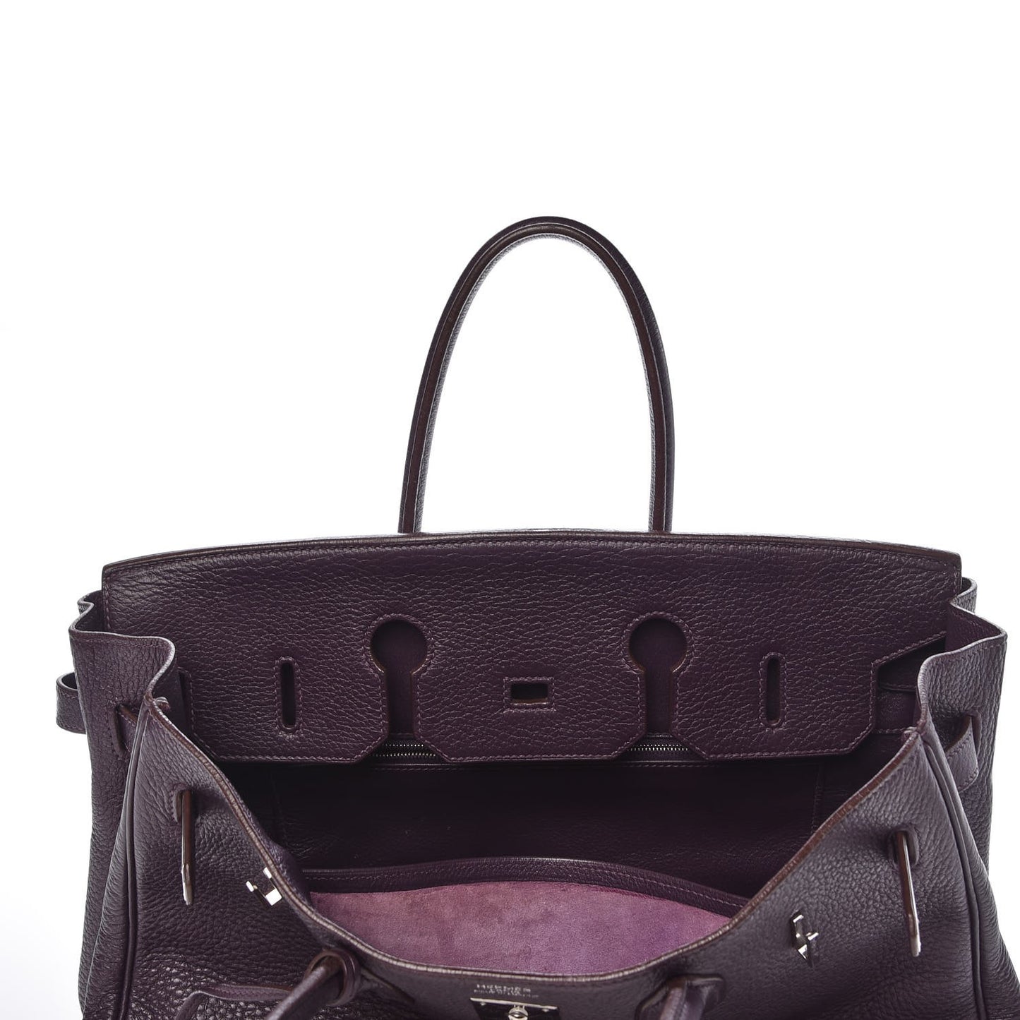 Taurillon Clemence Birkin 35 Raisin