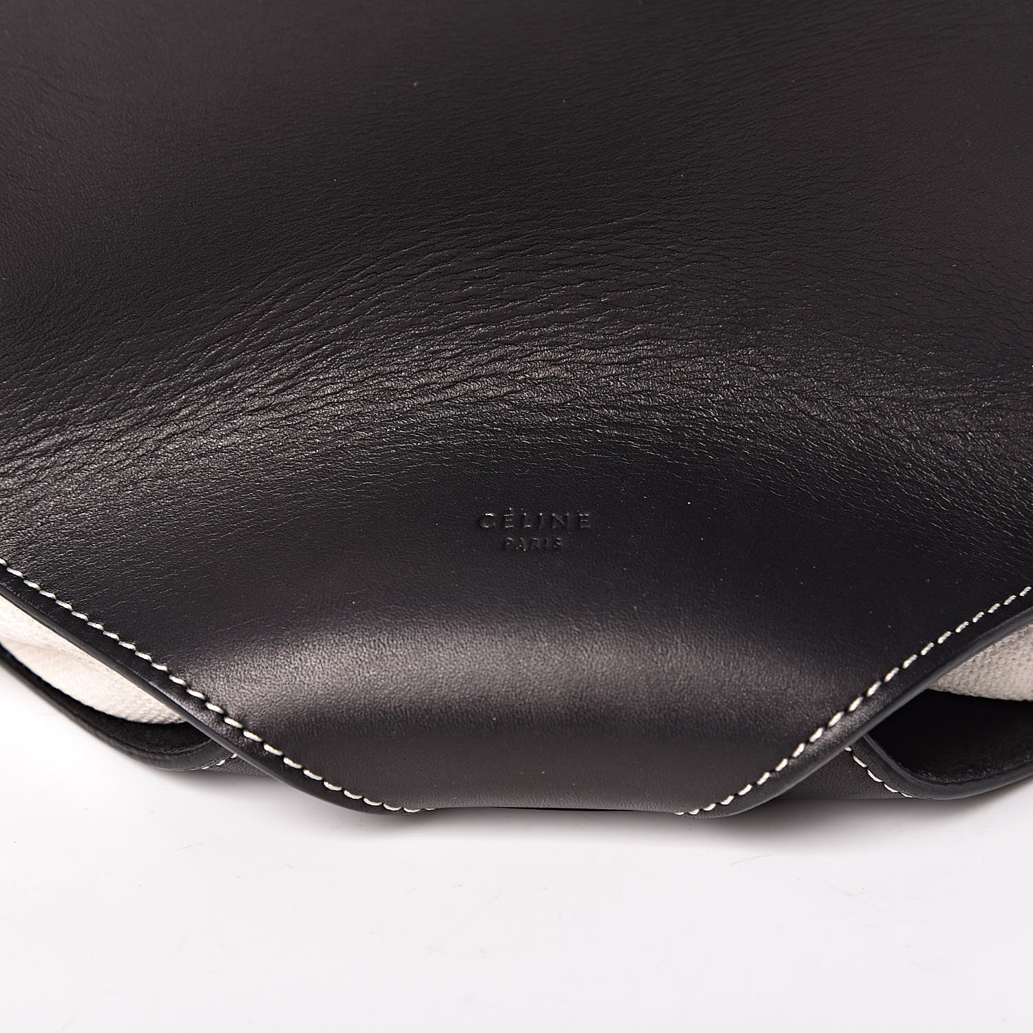 Celine Natural Calfskin Large Holdall Shoulder Bag Black 8 of 11