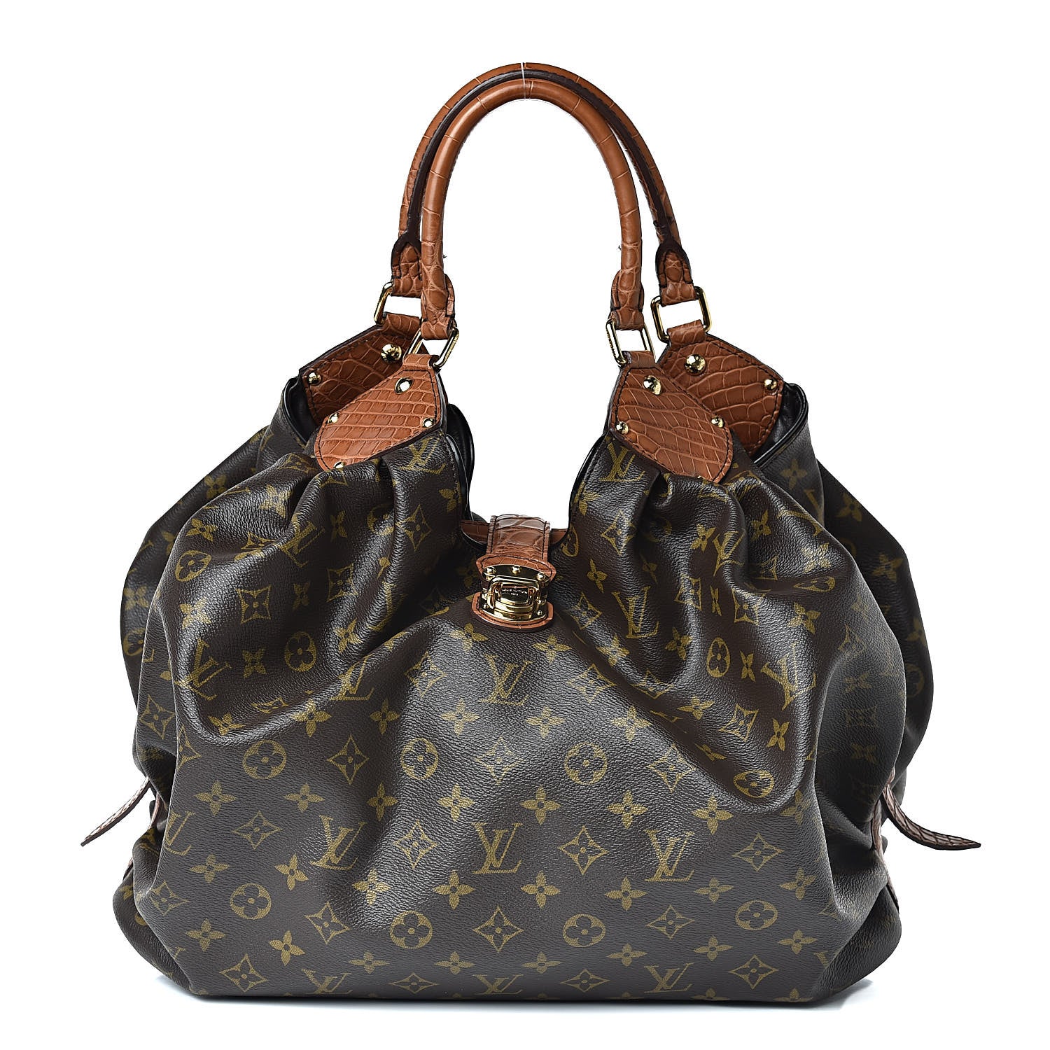 Louis Vuitton Monogram Alligator Trim Mahina XL 1 of 10
