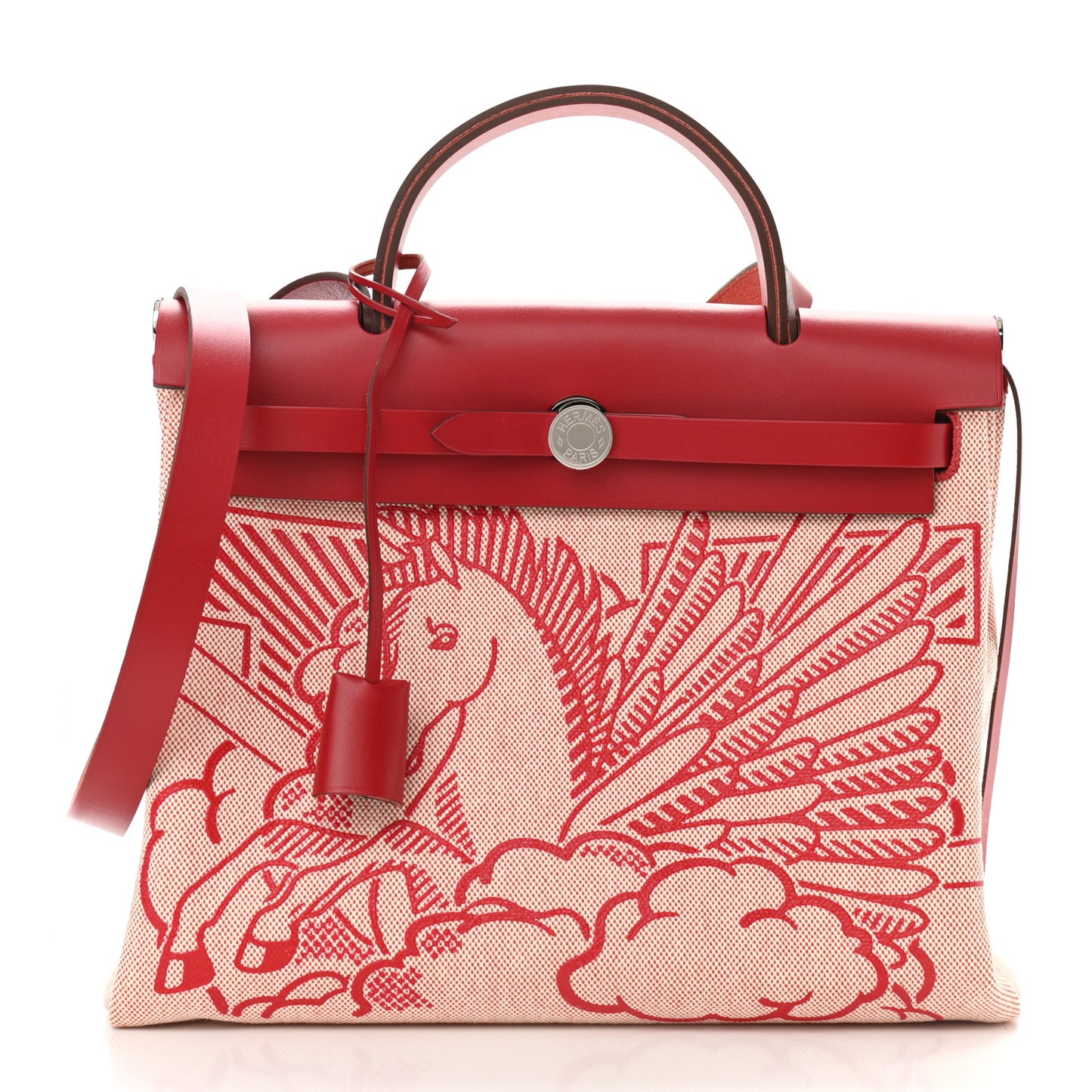 Vache Hunter Toile Pegase Pop Herbag Zip Retourne 31 PM Rouge Piment
