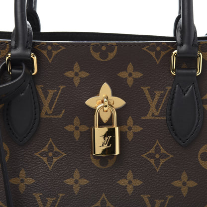 Louis Vuitton Monogram Flower Tote Black 10 of 11