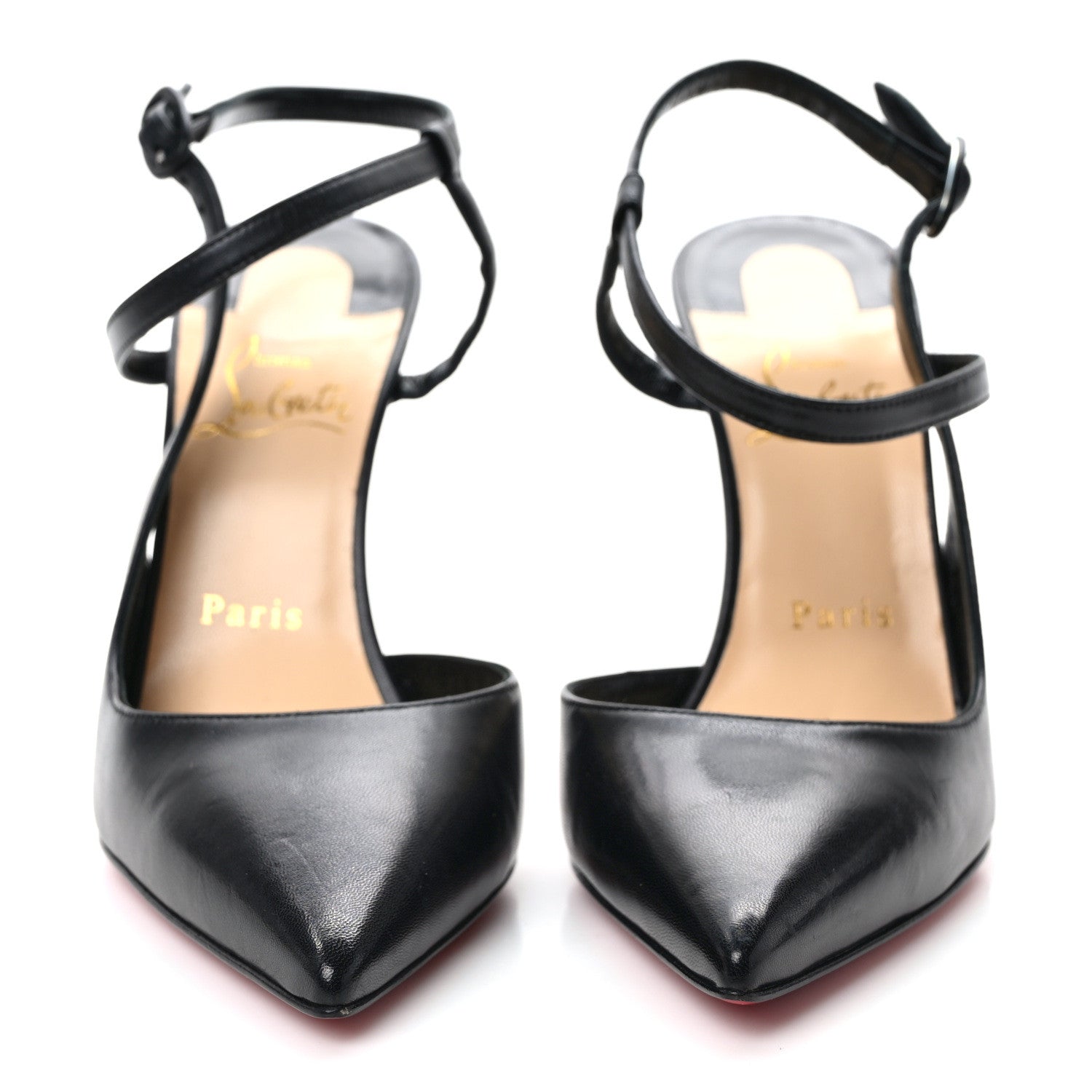 Christian Louboutin Kid Jenlove 100 Pumps 38 Black 2 of 8