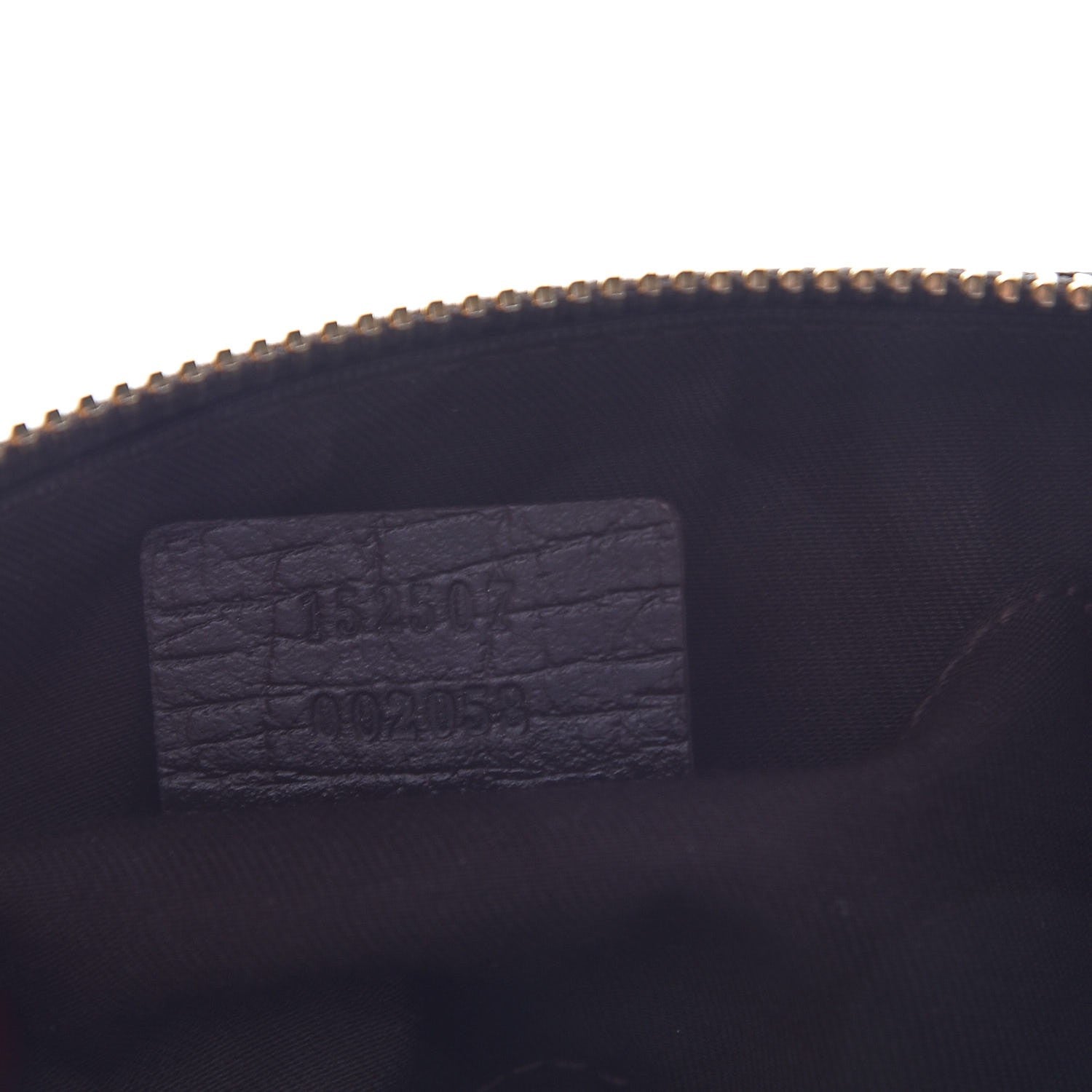 Gucci Monogram Jolicoeur Wristlet Dark Brown 7 of 9