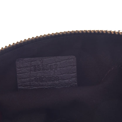 Gucci Monogram Jolicoeur Wristlet Dark Brown 7 of 9