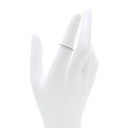Tiffany 18K White Gold Diamond Metro Ring 52 6 2 of 6