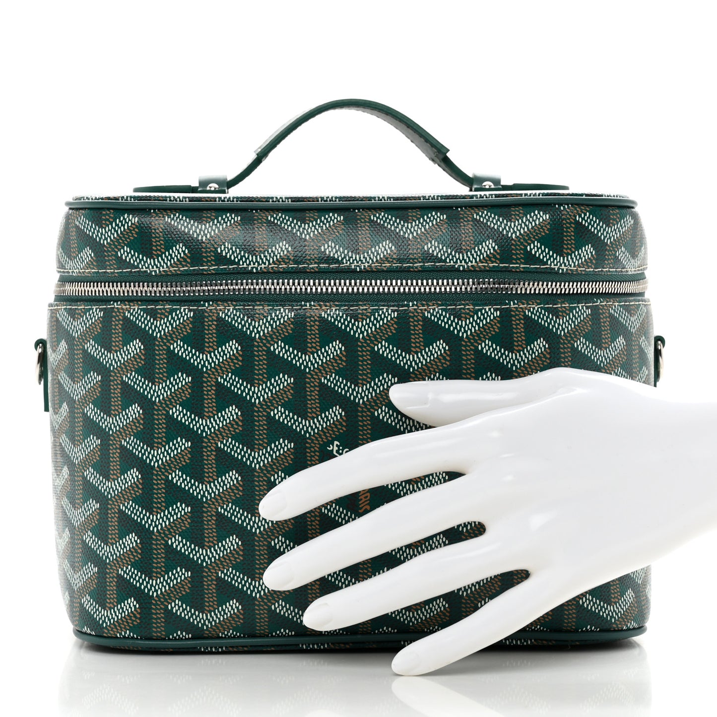 Goyardine Muse Vanity Case Green