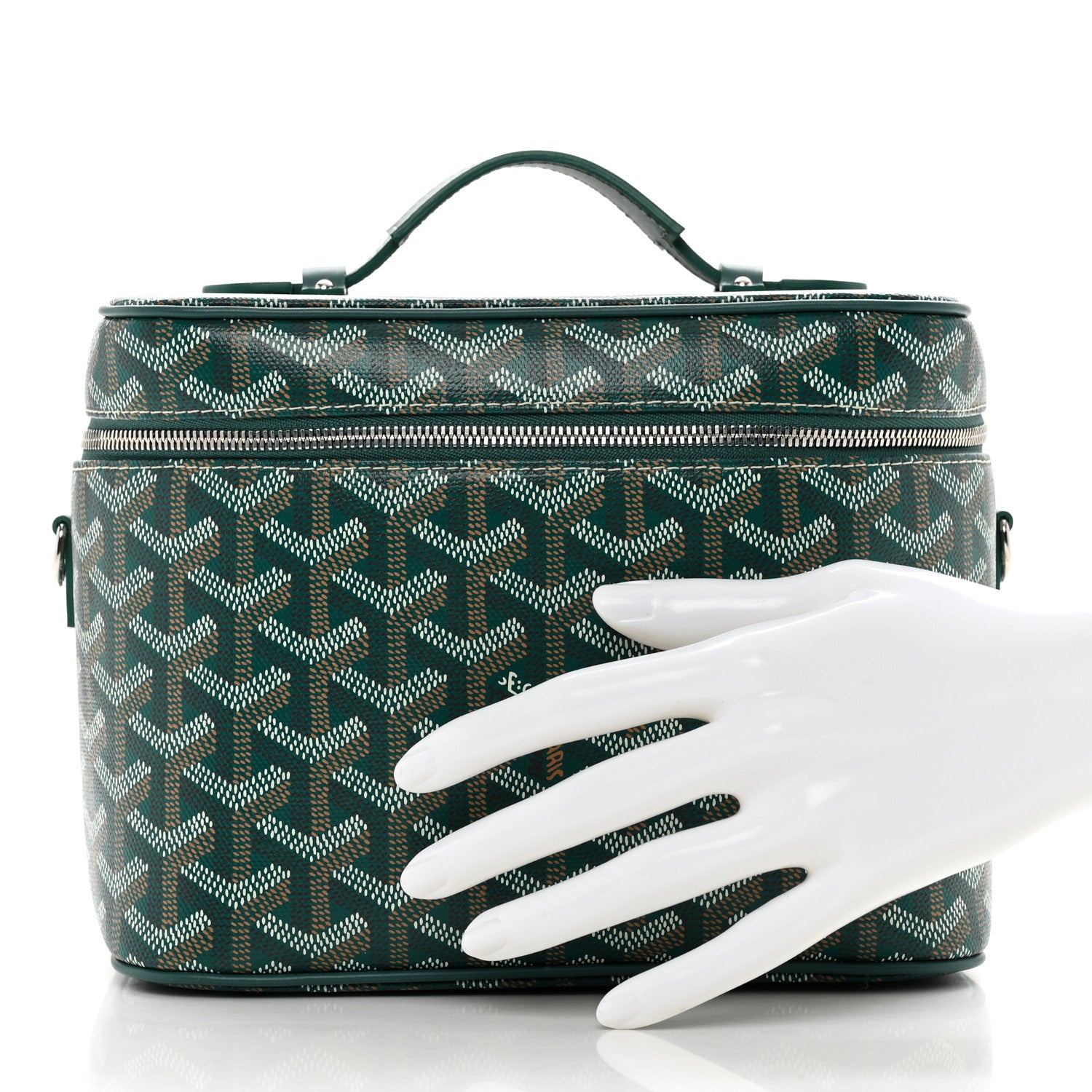 Goyard Goyardine Muse Vanity Case Green 2 of 8